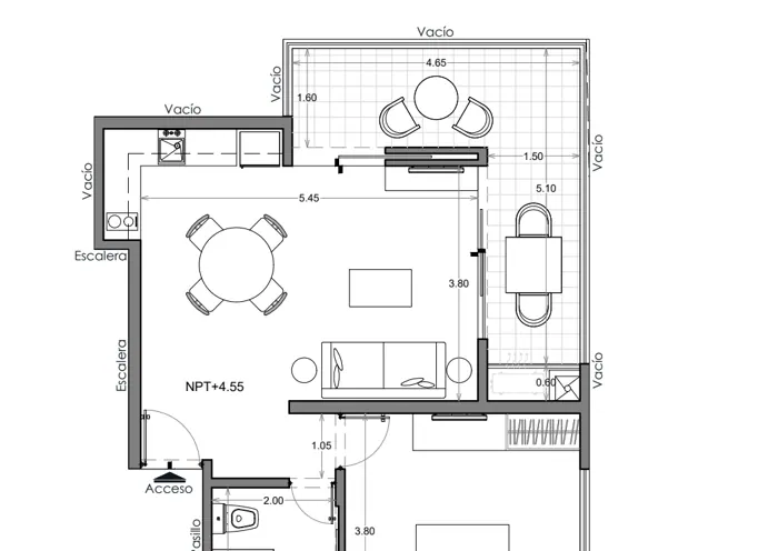 Plano de Depto. 111, Costa Celeste