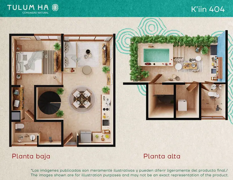 Plano de K'iin 404, Tulum Ha